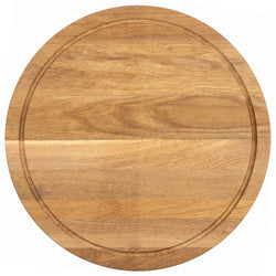 (3 sztuki) Deska do krojenia – drewno dębowe – 400 x 400 x 20 mm
