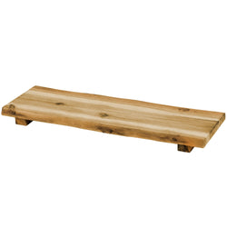 (4 sztuki) Deska do serwowania z nóżkami – drewno akacjowe – 190 x 530 x 40 mm
