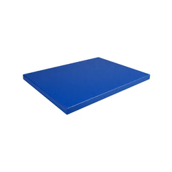 Antypoślizgowa deska do krojenia z nóżkami – 250 x 400 mm – zgodna z normą HACCP – niebieska