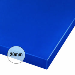 Antypoślizgowa deska do krojenia z nóżkami – 250 x 400 mm – zgodna z normą HACCP – niebieska