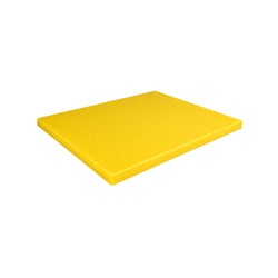 Antypoślizgowa deska do krojenia z nóżkami – 250 x 400 mm – zgodna z normą HACCP – żółta