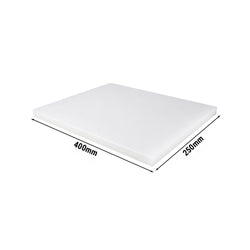Deska do krojenia – 250 x 400 mm – zgodna z HACCP – biała