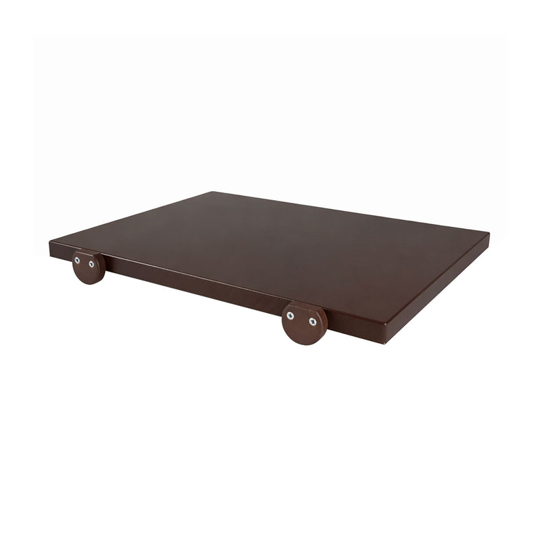 Antypoślizgowa deska do krojenia z nóżkami – 300 x 500 mm – zgodna z normą HACCP – brązowa