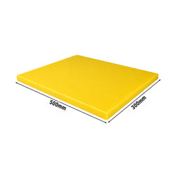Deska do krojenia - 300 x 500 mm - zgodna z HACCP - żółta