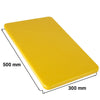 Deska do krojenia - 500x300mm - Grubość: 20mm - zgodna z HACCP - Żółty
