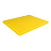 Deska do krojenia – polietylen – 325 x 530 mm – zgodna z HACCP – żółta