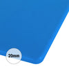 Deska do krojenia – polietylen – 325 x 530 mm – zgodna z HACCP – niebieska