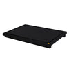 Chopping Board with Juice Groove - 265x325mm - Thickness: 20mm - HACCP-Compliant - Polyethylene - Black
