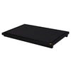 Deska do krojenia – 530 x 325 mm – z rowkiem na sok – zgodna z HACCP – czarna
