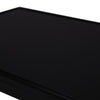 Deska do krojenia – 530 x 325 mm – z rowkiem na sok – zgodna z HACCP – czarna