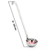 (4 pcs) Soup Ladle - Ø90mm - Length: 340mm - Stainless Steel