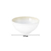 (4 pieces) SELTMANN WEIDEN | Porcelain Round Bowl Ø 155 mm – Sand Beige - Glossy - Blues