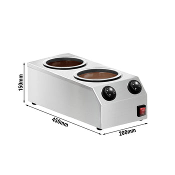 Topiarka do czekolady - 2x 2 litry - Prime Gastro