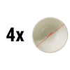 (4 szt.) Miska do zupy TEOS – porcelana – Ø 160 mm – kremowa
