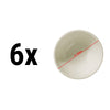 (6 szt.) Miseczka TEOS – porcelana – Ø 100 mm – kremowa