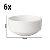 (6 szt.) Miska Mammoet BUDGETLINE – 260 ml – biała