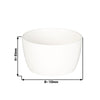 (12 szt.) Miska Maastricht LUX – porcelana – Ø 150 mm – 150 ml – kość słoniowa