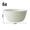 (6 szt.) Miska Maastricht LUX – porcelana – Ø 210 mm – 2 L – kość słoniowa