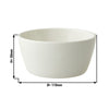(12 szt.) Miska Maastricht LUX – Ø 110 mm – 250 ml – kość słoniowa