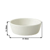 (12 szt.) Miska Maastricht LUX – porcelana – Ø 60 mm – kość słoniowa