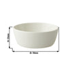 (12 szt.) Miska Maastricht LUX – porcelana – Ø 90 mm – kość słoniowa