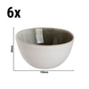 (6 szt.) Miska NORDIC – Ø 150 mm – 900 ml – zielono-biała