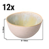 (12 szt.) Miska LIGHT BLUE SEA – Ø 150 mm – 800 ml – biała