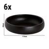 (6 szt.) Miseczka - Universe - Porcelana - 200ml - rund - Ø 115mm - Czarny