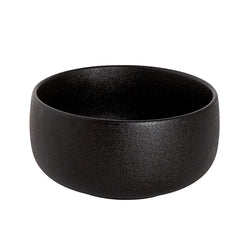 (6 pcs) Dessert Bowl - Universe - Porcelain - 450ml - round - Ø 110mm - Black