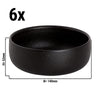 (6 pieces) Maastricht Bowl - 650 ml - Ø 14 cm - Black