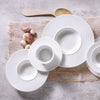 (6 szt.) Miseczka okrągła - White Delight - rund - Ø 100mm - 230ml - Porcelana - Biały