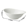 (12 szt.) Miska WHITE DELIGHT – 250 x 160 mm – 700 ml – biała