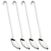 (4 szt.) Łyżka do serwowania – perforowana – stal nierdzewna – Ø 63 mm – długość: 270 mm
