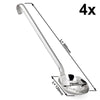 (4 szt.) Łyżka do serwowania – głęboka – perforowana – Ø 70 mm – długość: 460 mm