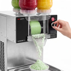 Commercial Snow Ice Machine / Korean Bingsu Maker - 120 kg/24h - 4x 2.5 L - Stainless Steel