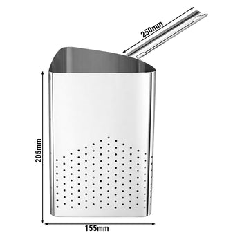 (4 szt.) Wkład do gotowania na parze - NSK36 - Stal nierdzewna - 383x287mm - pasuje do NSK36