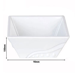 (10 szt) Miska z melaminy do etażerki/stojaka bufetowego - wysokość: 100 mm