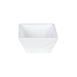 (10 szt.) Miska bufetowa okrągła - Melamina - Biały - eckig - 90x90x100mm - pasuje do ETBSEG9, ETBSEG12 & ETBSEG15