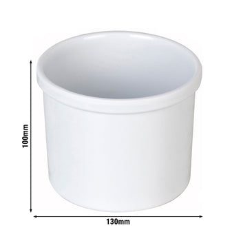 (10 szt) Miska z melaminy do etażerki/stojaka bufetowego - wysokość: 100 mm - Prime Gastro