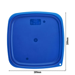 (6 szt.) CAMBRO | CAMSQUARES® - Pokrywa do FreshPro - do 11,4 litra, 17,2 litra & 20,8 litra - Niebieska