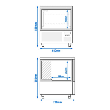 Zamrażarka szokowa - 5x GN 1/1 - Prime Gastro
