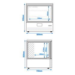 Piec konwekcyjno - parowy - Touch - 10x GN 1/1 - włącznie z zamrażarką szokową 5x GN 1/1
