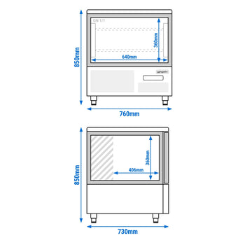 Zamrażarka szokowa - 5x GN 1/1 - Prime Gastro