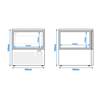 Zamrażarka szokowa - 120 litrów - 5x GN 1/1 - Prime Gastro
