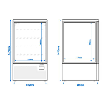 Schładzarka szokowa - 240 litrów - 10x GN 1/1 - Prime Gastro