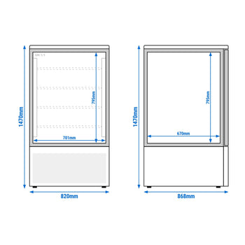 Zamrażarka szokowa - Touch - 240 litrów - 10x GN 1/1 - Prime Gastro