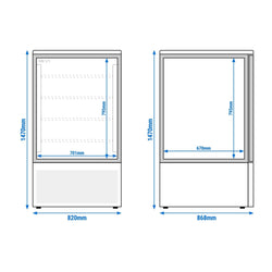 Zamrażarka szokowa - Panel dotykowy - 240l - 10x GN 1/1