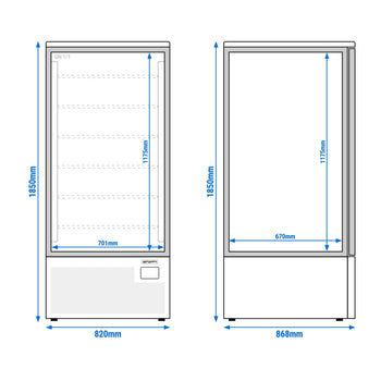 Zamrażarka szokowa - Touch - 350 litrów - 15x GN 1/1 - Prime Gastro