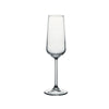 (6 pcs) Champagne glass - ALLEGRA - 195 ml - Clear