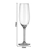 (6 sztuk) Kieliszki do szampana – ESPRIT – 210 ml – przezroczyste